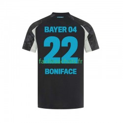 Maillot Bayer 04 Leverkusen Victor Boniface 22 2024-2025 3ème Homme MC