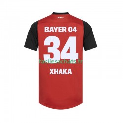 Maillot Bayer 04 Leverkusen XHAKA 34 2024-2025 Domicile Homme MC