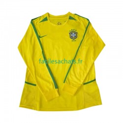 Maillot Brésil Retro 2002 Domicile Homme ML