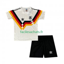 Maillot Allemagne Retro 1990 Domicile Enfant MC
