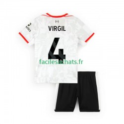 Maillot Liverpool VIRGIL 4 2024-2025 3ème Enfant MC
