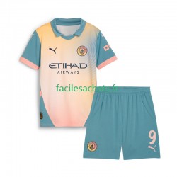 Maillot Manchester City Haaland 9 2024-2025 4ème Enfant MC