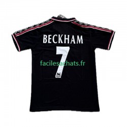 Maillot Manchester United Beckham 7 Retro 1998-1999 3ème Homme MC