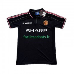 Maillot Manchester United Beckham 7 Retro 1998-1999 3ème Homme MC