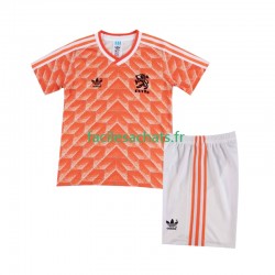 Maillot Pays-Bas Retro 1988 Domicile Enfant MC