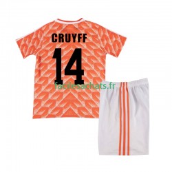 Maillot Pays-Bas Cruyff 14 Retro 1988 Domicile Enfant MC