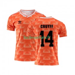 Maillot Pays-Bas Cruyff 14 Retro 1988 Domicile Homme MC