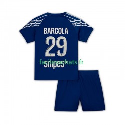 Maillot Paris Saint-Germain Bradley Barcola 29 2024-2025 4ème Enfant MC