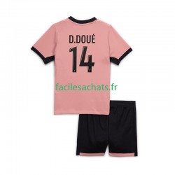 Maillot Paris Saint-Germain Desire Doue 14 2024-2025 3ème Enfant MC
