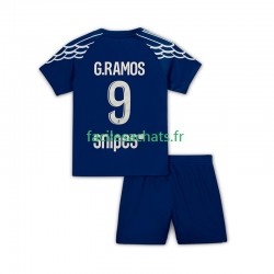 Maillot Paris Saint-Germain Goncalo Ramos 9 2024-2025 4ème Enfant MC