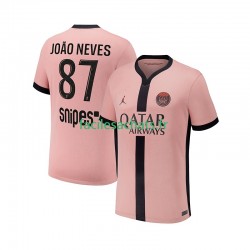 Maillot Paris Saint-Germain Joao Neves 87 2024-2025 3ème Homme MC