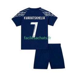 Maillot Paris Saint-Germain Khvicha Kvaratskhelia 7 2024-2025 4ème Enfant MC