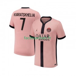 Maillot Paris Saint-Germain Khvicha Kvaratskhelia 7 2024-2025 3ème Homme MC