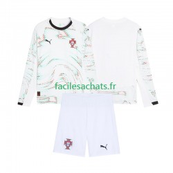 Maillot Portugal 2025 Extérieur Enfant ML