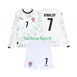 Maillot Portugal Cristiano Ronaldo 7 2025 Extérieur Enfant ML