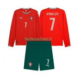 Maillot Portugal Crstiano Roanldo 7 2025 Domicile Enfant ML