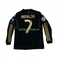 Maillot Real Madrid Cristiano Ronaldo 7 2011-2012 Extérieur Homme ML