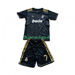 Maillot Real Madrid Cristiano Ronaldo 7 Retro 2011-2012 Extérieur Enfant MC
