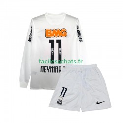 Maillot Santos FC Neymar JR 11 Retro 2011-2012 Domicile Enfant ML Maillot Santos FC Neymar JR 11 Retro 2011-2012 Domicile Enfant ML