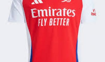 Adidas dévoile le maillot rétro domicile d'Arsenal 1992-94.
