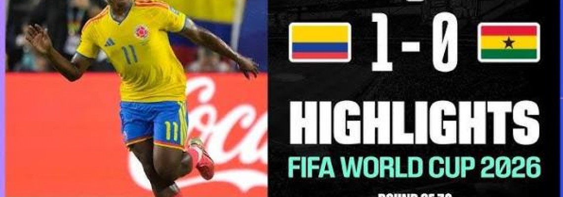 Colombie 1-0 Ghana Colombie 1-0 Ghana