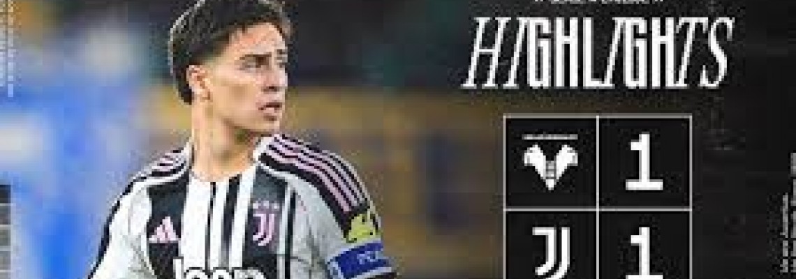Juventus 1-1 Hellas Vérone Juventus 1-1 Hellas Vérone