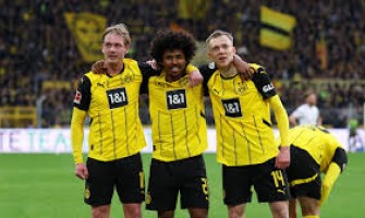 Le Borussia Dortmund a mené au score à deux reprises avant de se faire rattraper.