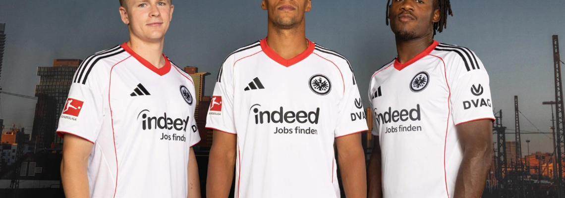 Maillot extérieur Eintracht Francfort saison 2025-26 Maillot extérieur Eintracht Francfort saison 2025-26