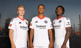 Maillot extérieur Eintracht Francfort saison 2025-26