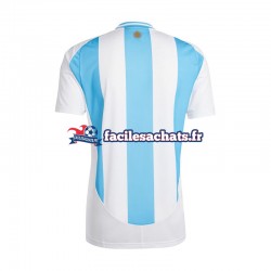 Maillot Argentine Copa America 2024 Bleu Blanc Domicile Homme MC