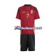 Maillot Belgique De Bruyne 7 Euro 2024 Rouge Domicile Enfant MC