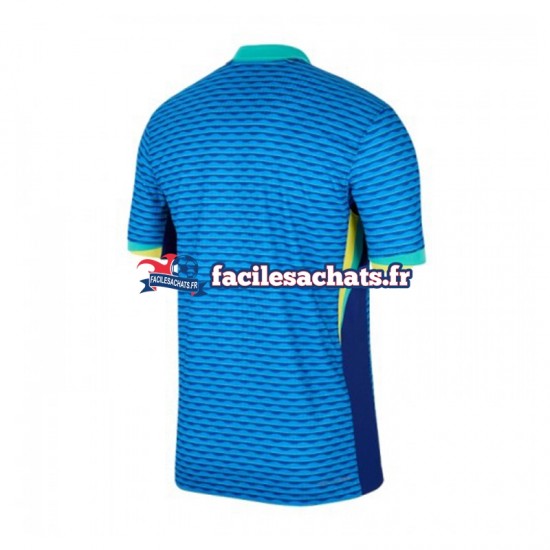 Maillot Brésil Copa America 2024 Bleu Extérieur Homme MC