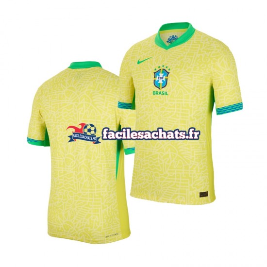 Maillot Brésil Copa America 2024 Domicile Homme MC