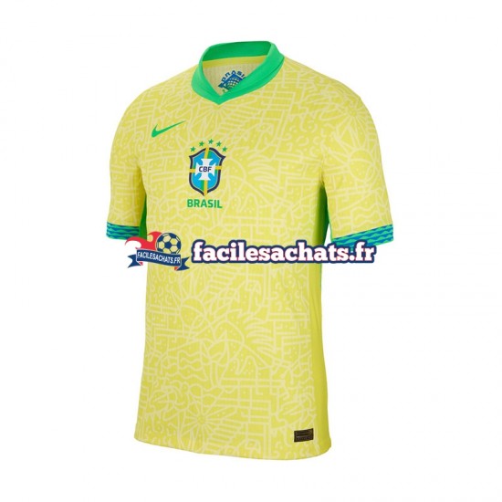 Maillot Brésil Copa America 2024 Domicile Homme MC