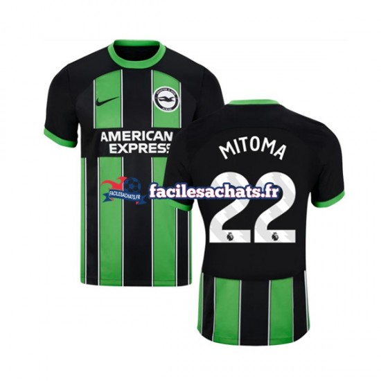 Maillot Brighton Hove Albion Mitoma 22 2023-2024 Extérieur Homme MC