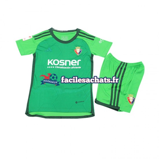 Maillot CA Osasuna 2023-2024 Vert 3ème Enfant MC