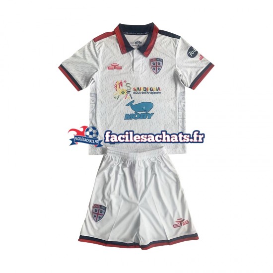 Maillot Cagliari 2023-2024 Extérieur Enfant MC