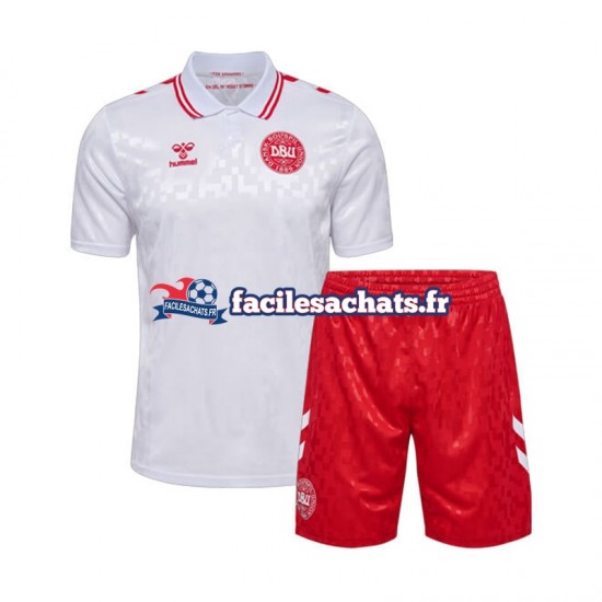 Maillot Danemark Euro 2024 Extérieur Enfant MC