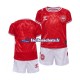 Maillot Danemark Euro 2024 Rouge Domicile Enfant MC