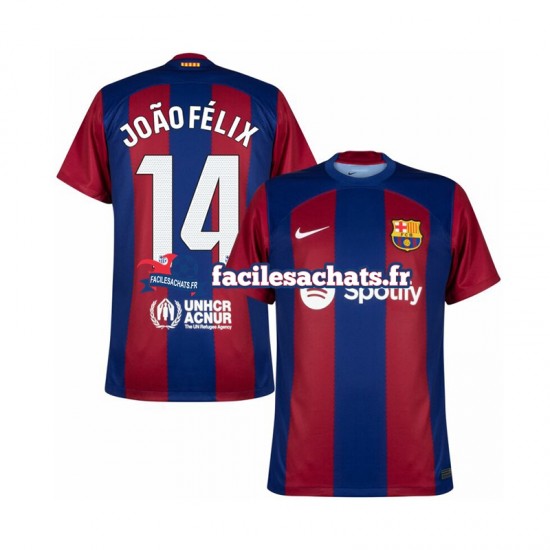 Maillot FC Barcelone Joao Felix 14 2023-2024 Domicile Homme MC