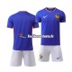 Maillot France Euro 2024 Bleu Domicile Enfant MC