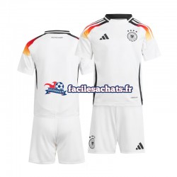 Maillot Allemagne Euro 2024 Blanc Domicile Enfant MC