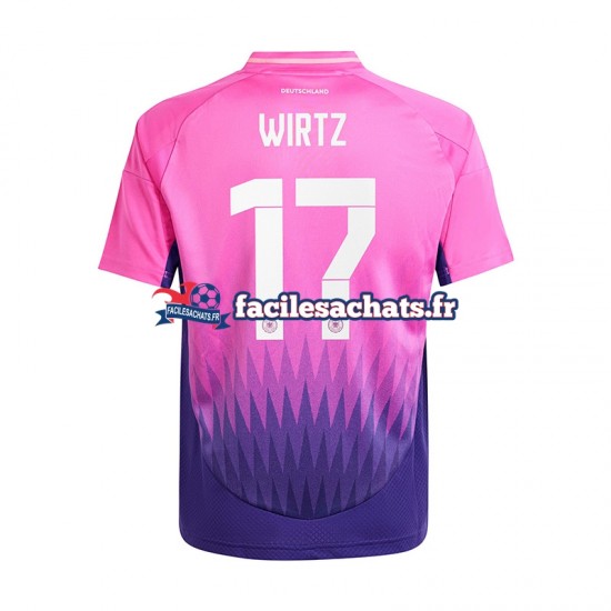 Maillot Allemagne Florian Wirtz 17 Euro 2024 Extérieur Homme MC