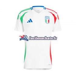 Maillot Italie Euro 2024 Blanc Extérieur Homme MC