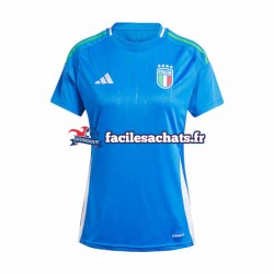 Maillot Italie Euro 2024 Blanc Domicile Femme MC