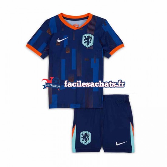 Maillot Pays-Bas Euro 2024 Extérieur Enfant MC