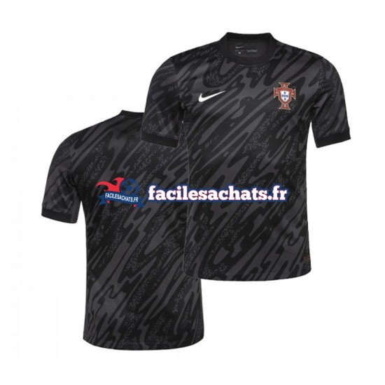 Maillot Portugal Euro 2024 Gardien Noir Extérieur Homme MC