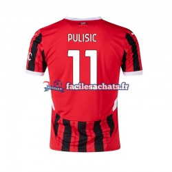 Maillot AC Milan Pulisic 11 2024-2025 Domicile Homme MC