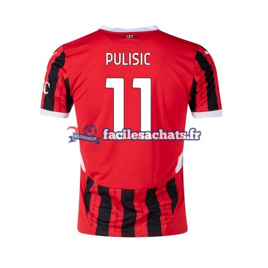 Maillot AC Milan Pulisic 11 2024-2025 Domicile Homme MC