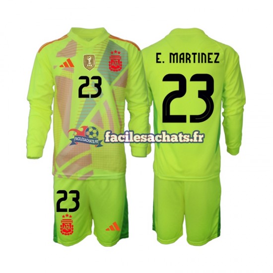 Maillot Argentine Emiliano Martinez 23 2024 Gardien Extérieur Enfant ML